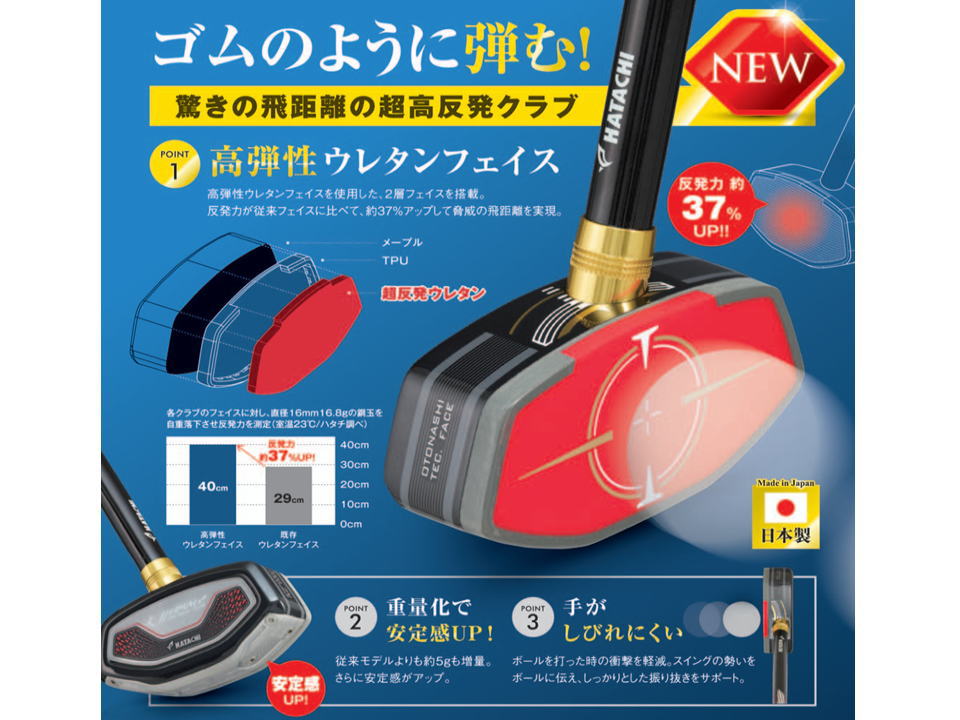 アルティメットウレタンクラブ２ビヨンドショット 高弾性フェイス　高反発爆飛距離
