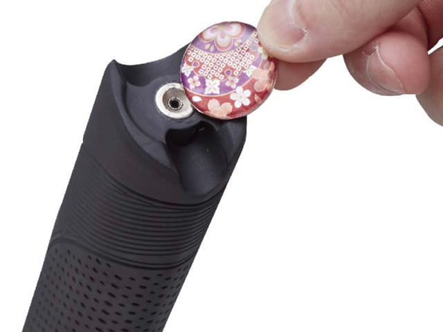 交換用マーカーホルダー付きグリップのマーカ―取付箇所 ハタチ BH6231