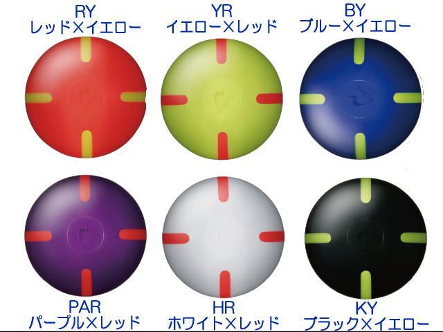 ストライクボール ライン (ニチヨー / GG72 /グラウンド・ゴルフボール）