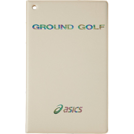 アシックス　グラウンドゴルフ　GGG526　スコアカードカバー　オフホワイト