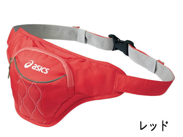 アシックス GGG846 レディスポーチ レッド