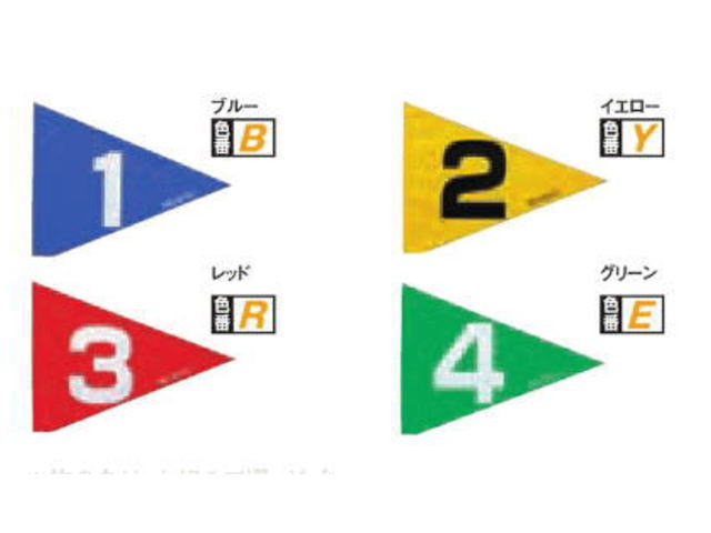 ニチヨー　グラウンド・ゴルフ旗　G3101　カラー